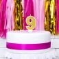 Preview: Number Candle - 9 – Gold